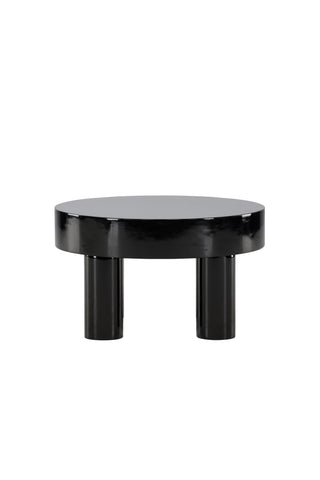 Venture Home Varberg Soffbord φ60 cm - Glanssvart /