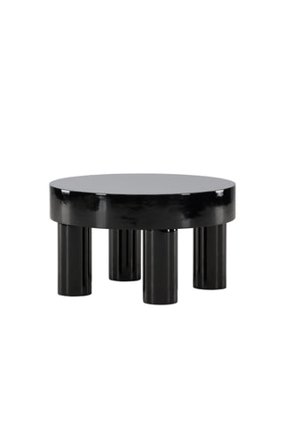 Venture Home Varberg Soffbord φ60 cm - Glanssvart /