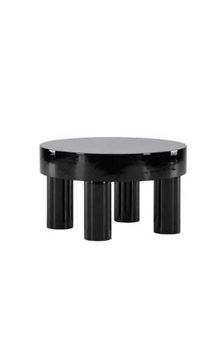 Venture Home Varberg Soffbord φ60 cm - Glanssvart /