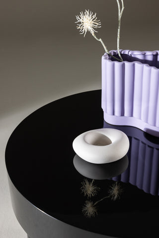 Venture Home Varberg Soffbord φ60 cm - Glanssvart /