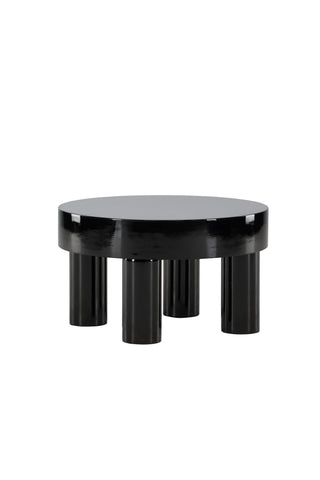 Venture Home Varberg Soffbord φ60 cm - Glanssvart /