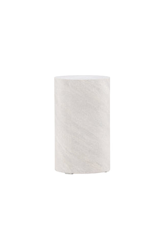 Venture Home York runt sidobord ⌀30 - Betonglook /