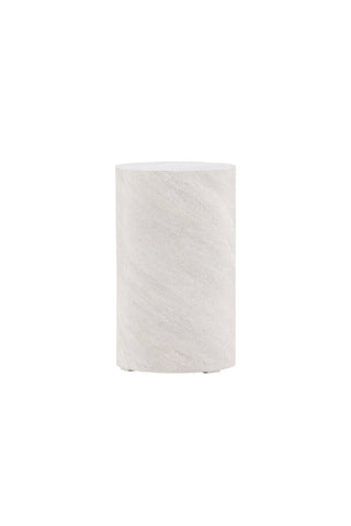 Venture Home York runt sidobord ⌀30 - Betonglook /