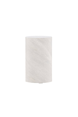Venture Home York runt sidobord ⌀30 - Betonglook /