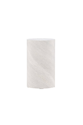 Venture Home York runt sidobord ⌀30 - Betonglook /