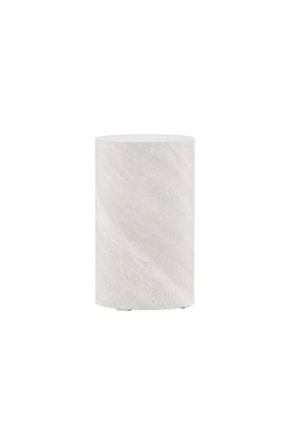 Venture Home York runt sidobord ⌀30 - Betonglook /