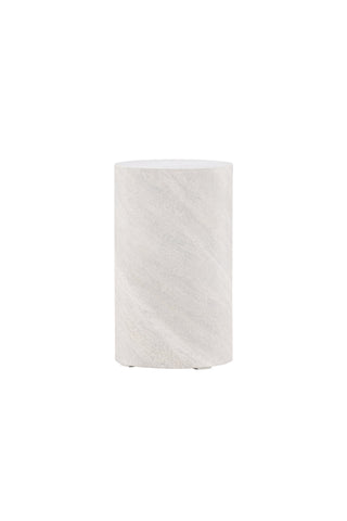 Venture Home York runt sidobord ⌀30 - Betonglook /