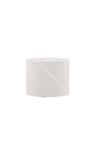 Venture Home York runt soffbord ⌀50 - Betonglook /