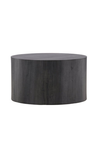 Venture Home York Runt Soffbord ⌀80 - Svart
