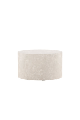Venture Home York Runt Soffbord ⌀80 - Beige