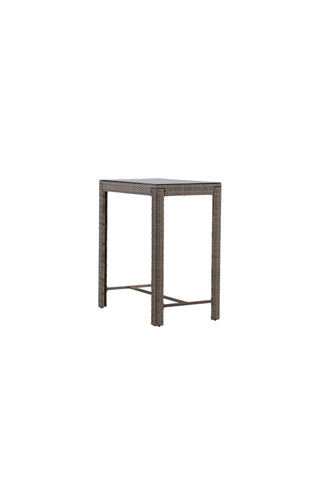 Venture Home Alo Bartable Steel - Grå Wicker Rektangulär 60,5
