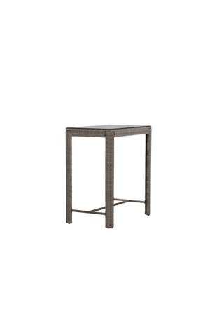 Venture Home Alo Bartable Steel - Grå Wicker Rektangulär 60,5