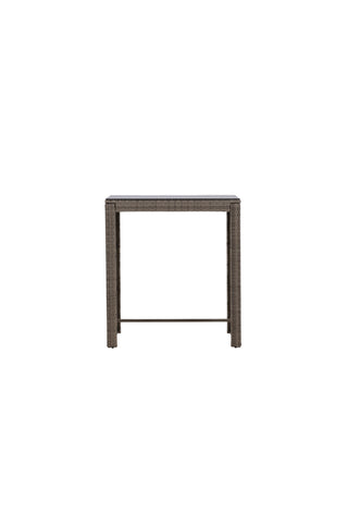 Venture Home Alo Bartable Steel - Grå Wicker Rektangulär 60,5