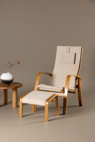 Venture Home Grötö Lounge Chair - Ekfaner / Beige