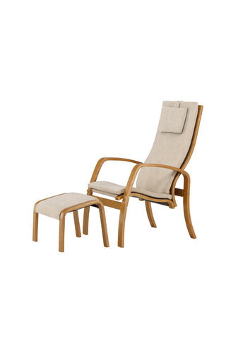 Venture Home Grötö Lounge Chair - Ekfaner / Beige