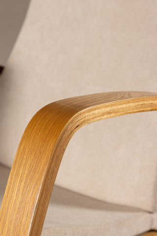 Venture Home Grötö Lounge Chair - Ekfaner / Beige