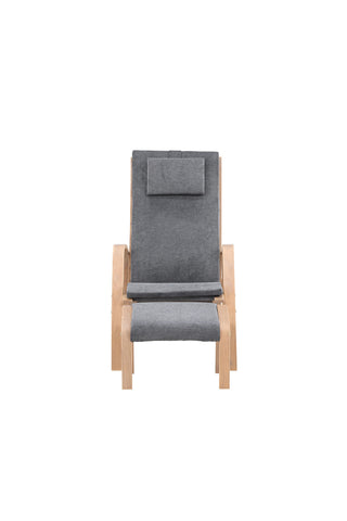 Venture Home Grötö Lounge Chair - Ekfaner / Mörkgrå