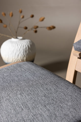 Venture Home Grötö Lounge Chair - Ekfaner / Mörkgrå