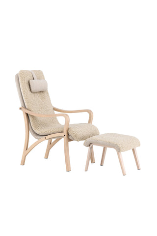 Venture Home Fårö Lounge Chair - Woodlook / Sand