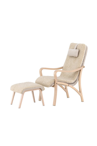 Venture Home Fårö Lounge Chair - Woodlook / Sand