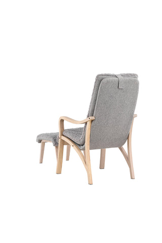 Venture Home Fårö Lounge Chair - Ekfaner / Ljusgrå