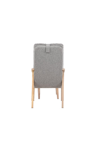 Venture Home Fårö Lounge Chair - Ekfaner / Ljusgrå