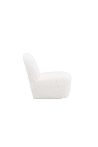 Venture Home Mahla Lounge Chair - White Boucle /
