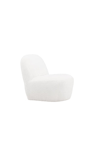 Venture Home Mahla Lounge Chair - White Boucle /