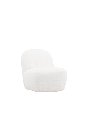 Venture Home Mahla Lounge Chair - White Boucle /