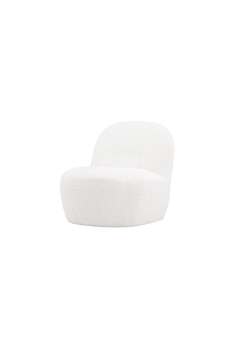 Venture Home Mahla Lounge Chair - White Boucle /