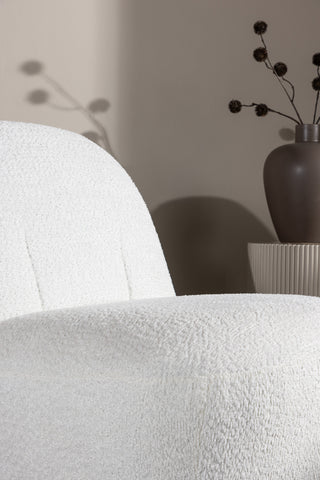 Venture Home Mahla Lounge Chair - White Boucle /