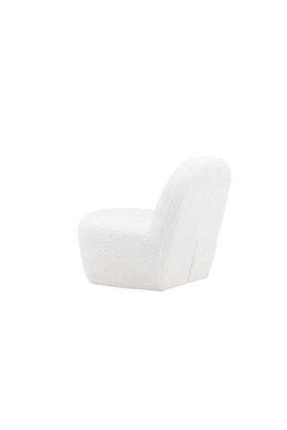 Venture Home Mahla Lounge Chair - White Boucle /