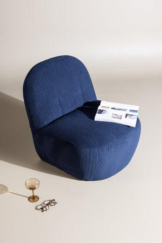 Venture Home Mahla Lounge Chair - Navy /