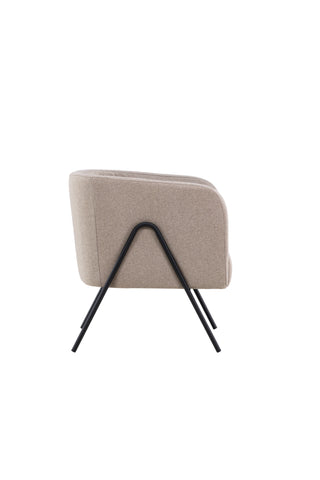 Venture Home Rika Fåtölj - Beige / Svart