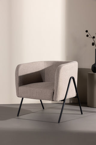Venture Home Rika Fåtölj - Beige / Svart