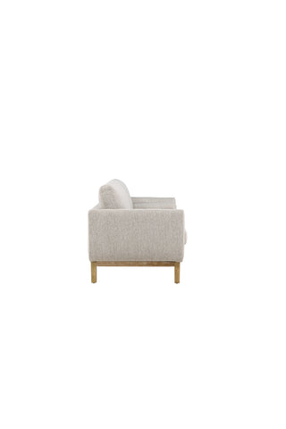 Venture Home Olympos 3-sits soffa - Woodlook / Beige