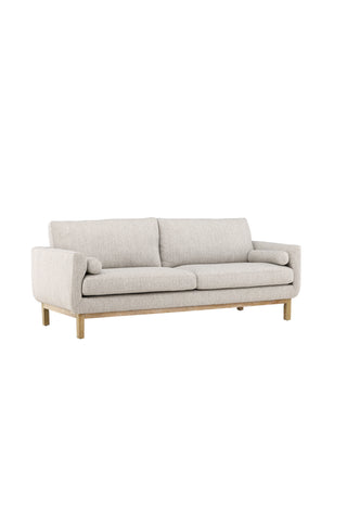 Venture Home Olympos 3-sits soffa - Woodlook / Beige