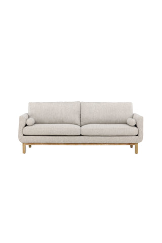Venture Home Olympos 3-sits soffa - Woodlook / Beige