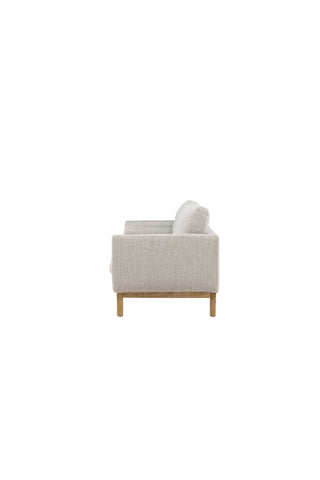 Venture Home Olympos 3-sits soffa - Woodlook / Beige