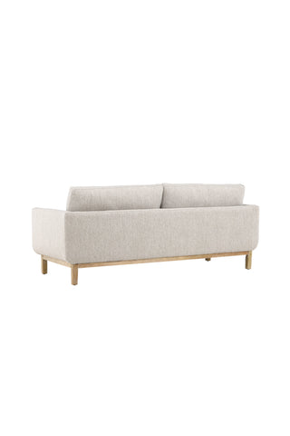 Venture Home Olympos 3-sits soffa - Woodlook / Beige