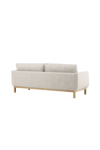 Venture Home Olympos 3-sits soffa - Woodlook / Beige