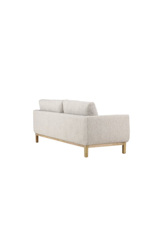 Venture Home Olympos 3-sits soffa - Woodlook / Beige