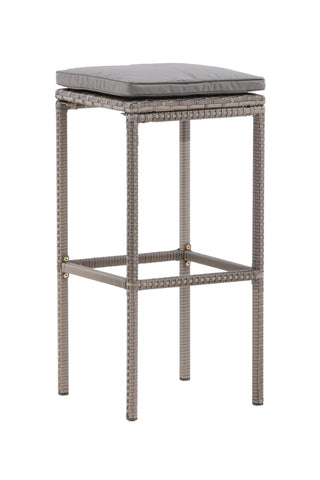 Venture Home Alo Barchair Steel - Grå flätad - 2 Pack