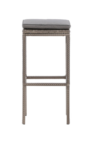 Venture Home Alo Barchair Steel - Grå flätad - 2 Pack