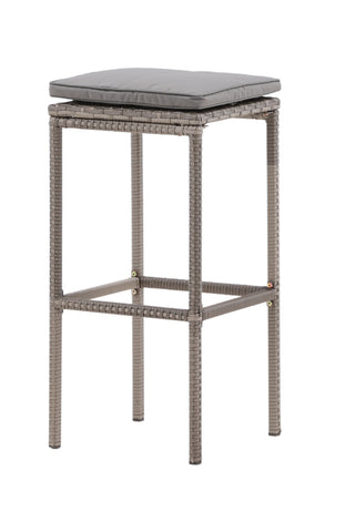Venture Home Alo Barchair Steel - Grå flätad - 2 Pack