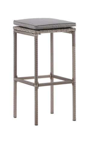 Venture Home Alo Barchair Steel - Grå flätad - 2 Pack