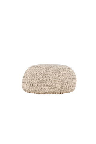 Venture Home Sam rund sittpuff - ⌀60 / Beige