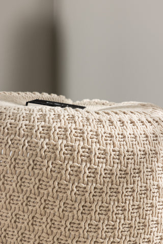 Venture Home Sam rund sittpuff - ⌀60 / Beige