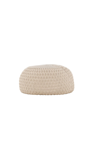 Venture Home Sam rund sittpuff - ⌀60 / Beige