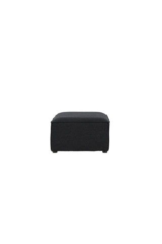 Venture Home Gillholmen sittpuff - Black Boucle /